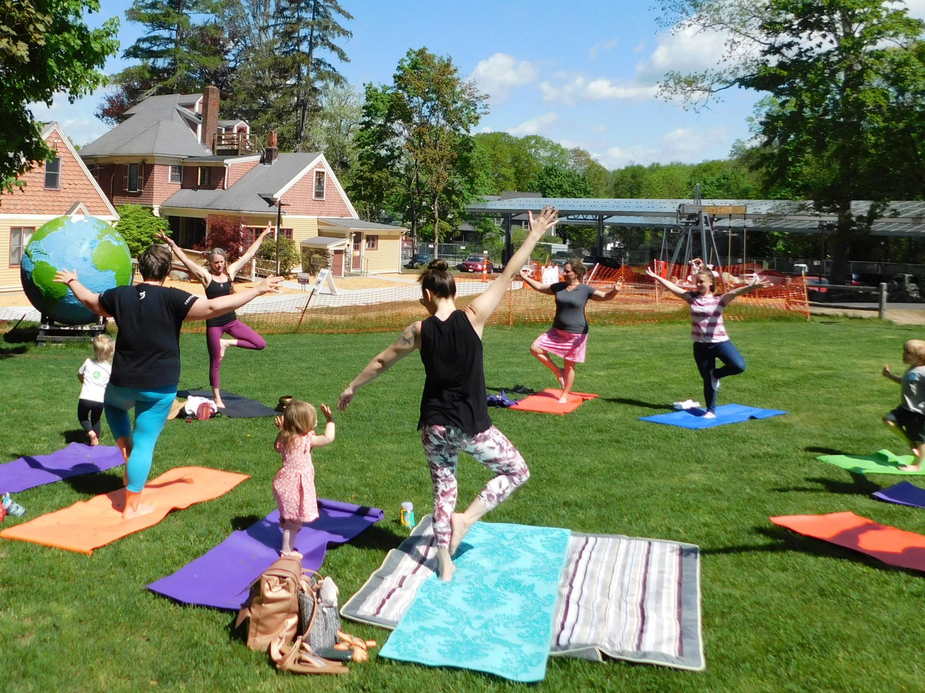 Backyard and Beyond: Outdoor Yoga | Discovery Museum